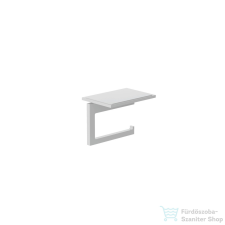 Kludi VELA C toalettpapír tartó, polccal, matt fehér 3197153 fürdőszoba kiegészítő