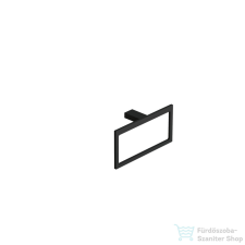 Kludi VELA C törölközőtartó gyűrű, matt fekete 3197839 fürdőszoba kiegészítő