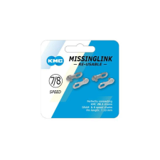 KMC Missing Link lánc patentszem, 7-8s, 2 pár kerékpár hajtómű