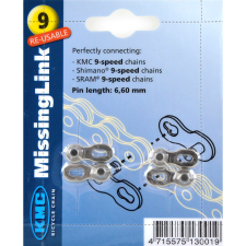 KMC Összekötő Szem 9 Seb (6,60mm) Ezüst kerékpár és kerékpáros felszerelés