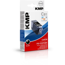 KMP Printtechnik AG KMP Patrone Canon PGI525PGBK black pigm. 325 S. C81 kompatibel (1513,0001) nyomtatópatron & toner
