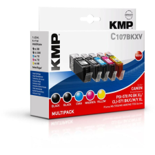 KMP Printtechnik AG KMP Patrone Canon PGI-570 Multip. 500-5565S. C107BKXV kompatibel (1569,0050) nyomtatópatron & toner