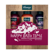 Kneipp Happy Bath Time ajándékcsomagok Dream Time fürdőhab 100 ml + Good Mood fürdőhab 100 ml + Happy Time-Out fürdőhab 100 ml uniszex kozmetikai ajándékcsomag