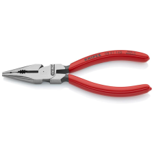 Knipex 08 21 145 SB Hegyes kombinált fogó feketére foszfátozott 145 mm fogó