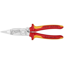 Knipex 13 96 200 SB Elektromos szerelőfogó krómozott VDE 200 mm fogó