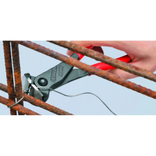 Knipex 68 01 160 SB Homlokcsípőfogók feketére foszfátozott 160 mm fogó