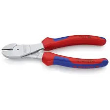 Knipex 74 05 180 SB Erő-kímélő oldalcsípőfogó krómozott 180 mm fogó
