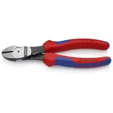 Knipex 74 12 180 SB Erő-kímélő oldalcsípőfogó feketére foszfátozott 180 mm fogó