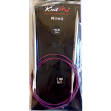  KnitPro NOVA Körkötőtű, 120cm - 6.5mm rövidáru