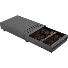  Knock Box fiók, bőséges tárolóhely, tartós kivitel, S, fekete kisháztartási gépek kiegészítői