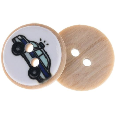 Knoflíky Žirovnice Žirovnice 1,5 cm rendőrség 349892AA, 6 darabos készlet rövidáru