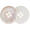 Knoflíky Žirovnice Žirovnice 5 cm világos rózsaszín csipke, 336331D, 2 darabos készlet