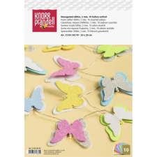 Knorr Prandell iris a4 10 db/csomag glitteres dekorgumi szett 218434599 kreatív és készségfejlesztő