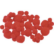 Knorr Prandell piros 8-20 mm 100 db/csomag pompom 212681047 kreatív és készségfejlesztő