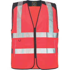  KNOXFIELD HVPS mellény piros 3XL láthatósági ruházat
