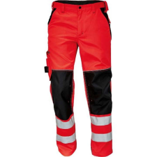 Knoxfield KNOXFIELD FL290 Jól láthatósági munkásnadrág piros láthatósági ruházat