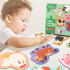 Koaics Színes Állatos Kirakó Játék Kisgyermekeknek Fejlesztő Puzzle puzzle, kirakós