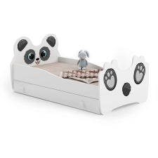 Kobi Animals Ifjúsági ágy ágyneműtartóval - Panda #fehér-fekete - Többféle méretben gyermekbútor