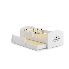 Kobi Kétszemélyes ágy Luk 160x80 műalkotással ágy és ágykellék