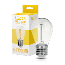 Kobi LED izzó E27 gömb alakú 1W 50lm 3000K Meleg 220° Kobi izzó