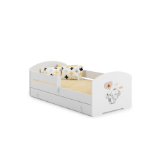 Kobi LUK gyerekágy 160x80 fiókkal - Elefánt gyermekágy