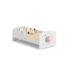 Kobi LUK gyermekágy 160x80 korlátokkal - Sleeping princess - Alvó hercegnő gyermekágy