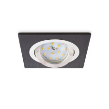 Kobi Süllyesztett GU10 halogén spotlámpa, fekete, négyzet alakú, Kobi világítás