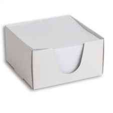  Kockatömb 9x9x5 fehér dobozos jegyzettömb