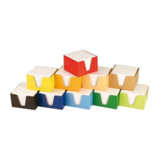  Kockatömb 9x9x6cm színes dobozos jegyzettömb