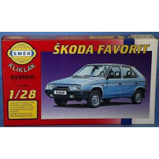 Škoda Favorit összerakható modell 1:28 kreatív és készségfejlesztő