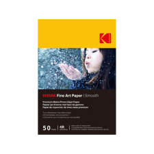 Kodak 10x15 Fine Art Smooth Fotópapír (50 db/csomag) (9891093) fotópapír