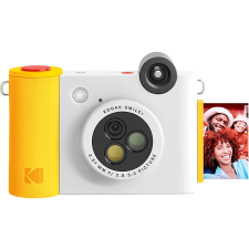 Kodak Smile+ instant fényképezőgép, mobilnyomt. fehér sárga fényképező