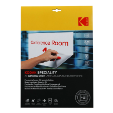 Kodak Üvegre tapadó A4 lamináló fólia (10db / csomag) (KO-LMA4RW-PK10C) lamináló fólia