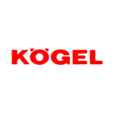 Kögel matrica piros,25cm x 4.5cm autó dekoráció