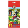 KOH-I-NOOR 3652 Vakond 12db-os vegyes színű színes ceruza (WIKR-057590)
