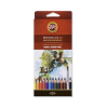 KOH-I-NOOR Színes ceruza KOH-I-NOOR 3718 Mondeluz Aquarell hatszögletű 24 db/készlet