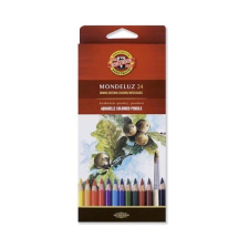 KOH-I-NOOR Színes ceruza KOH-I-NOOR 3718 Mondeluz Aquarell hatszögletű 24 db/készlet színes ceruza