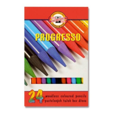 KOH-I-NOOR Színes ceruza KOH-I-NOOR 8758 Progresso hengeres 24 db/készlet színes ceruza
