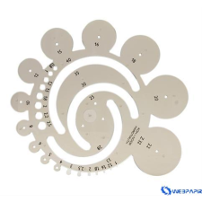 KOH-I-NOOR z32 radius sablon iskolai kiegészítő
