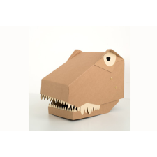 KOKO CARDBOARDS DIY Farsangi jelmez - karton maszk - T-Rex party kellék