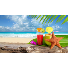  Koktél és tenger gyümölcsei tapéta 2, 300 x 200 cm tapéta, díszléc és más dekoráció
