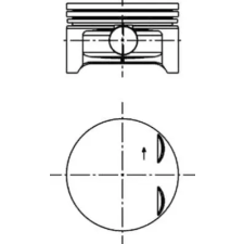 KOLBENSCHMIDT dugattyú 40383600 autóalkatrész