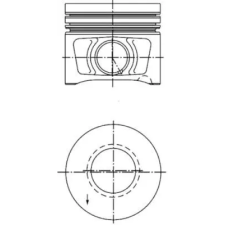 KOLBENSCHMIDT dugattyú 40387600 autóalkatrész