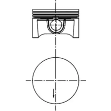 KOLBENSCHMIDT dugattyú 40388600 autóalkatrész