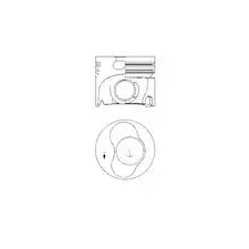 KOLBENSCHMIDT dugattyú 41094600 autóalkatrész
