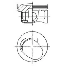 KOLBENSCHMIDT dugattyú 41257600 autóalkatrész