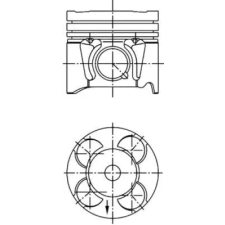 KOLBENSCHMIDT dugattyú 41660600 autóalkatrész