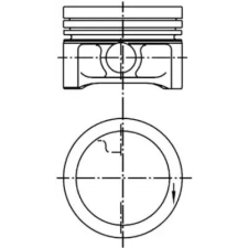 KOLBENSCHMIDT dugattyú 99455600 autóalkatrész