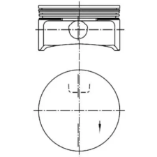 KOLBENSCHMIDT dugattyú 99741601 autóalkatrész
