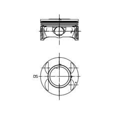 KOLBENSCHMIDT dugattyú KOLBENSCHMIDT 40027710 autóalkatrész